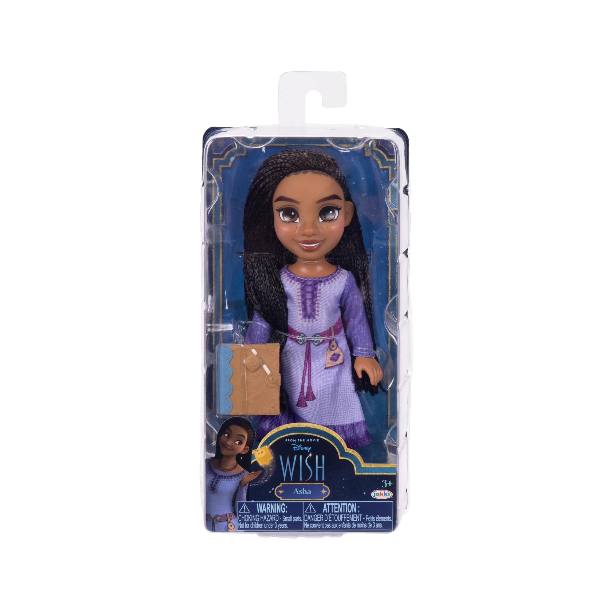 Compact 6-inch Asha doll ideal for portable play and storytelling