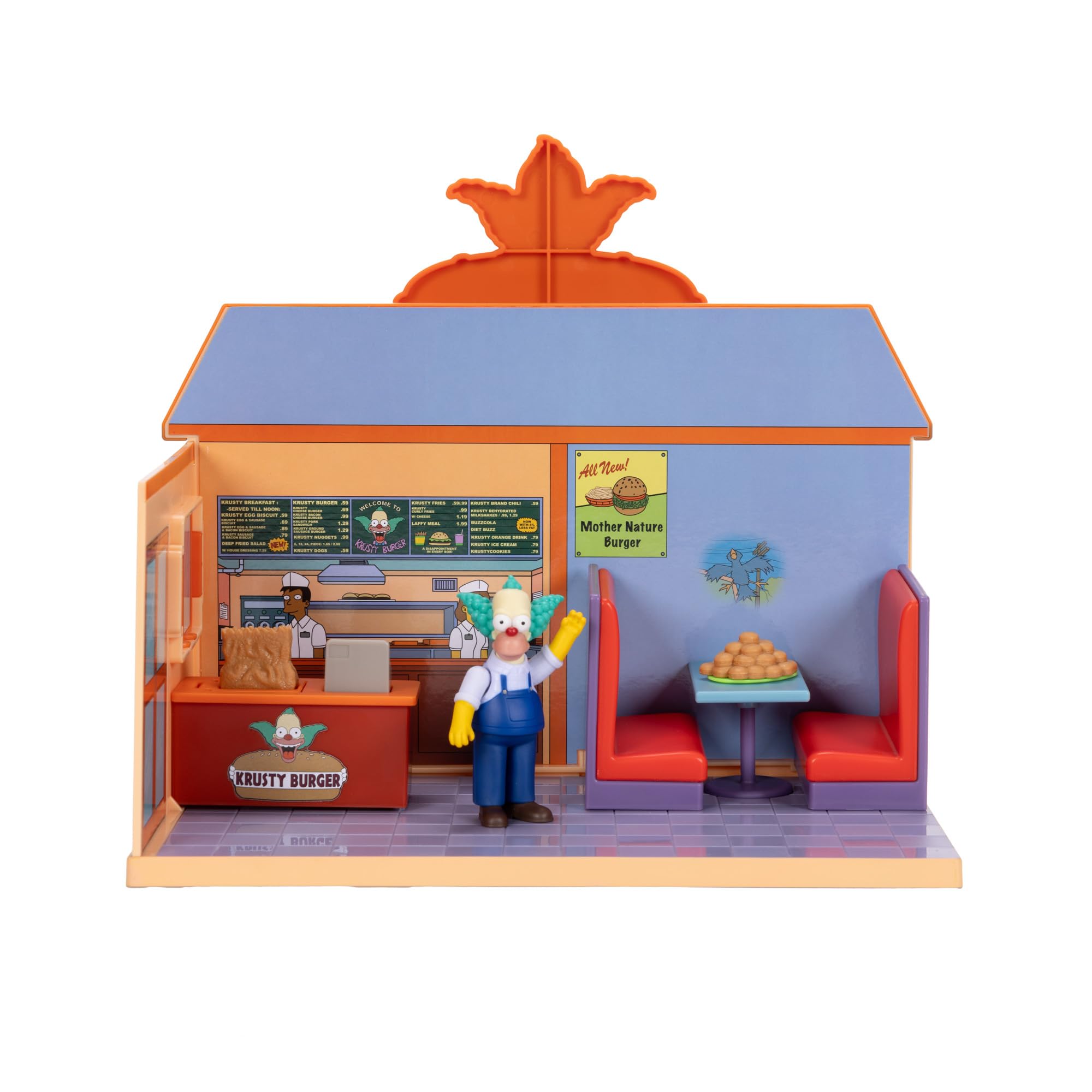 Krusty Burger Diorama included Krusty the Clown figure for authentic display.