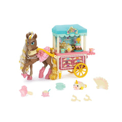 JAKKS Pacific Wild Manes Cherie tea cart for imaginative play and social tea-time adventures
