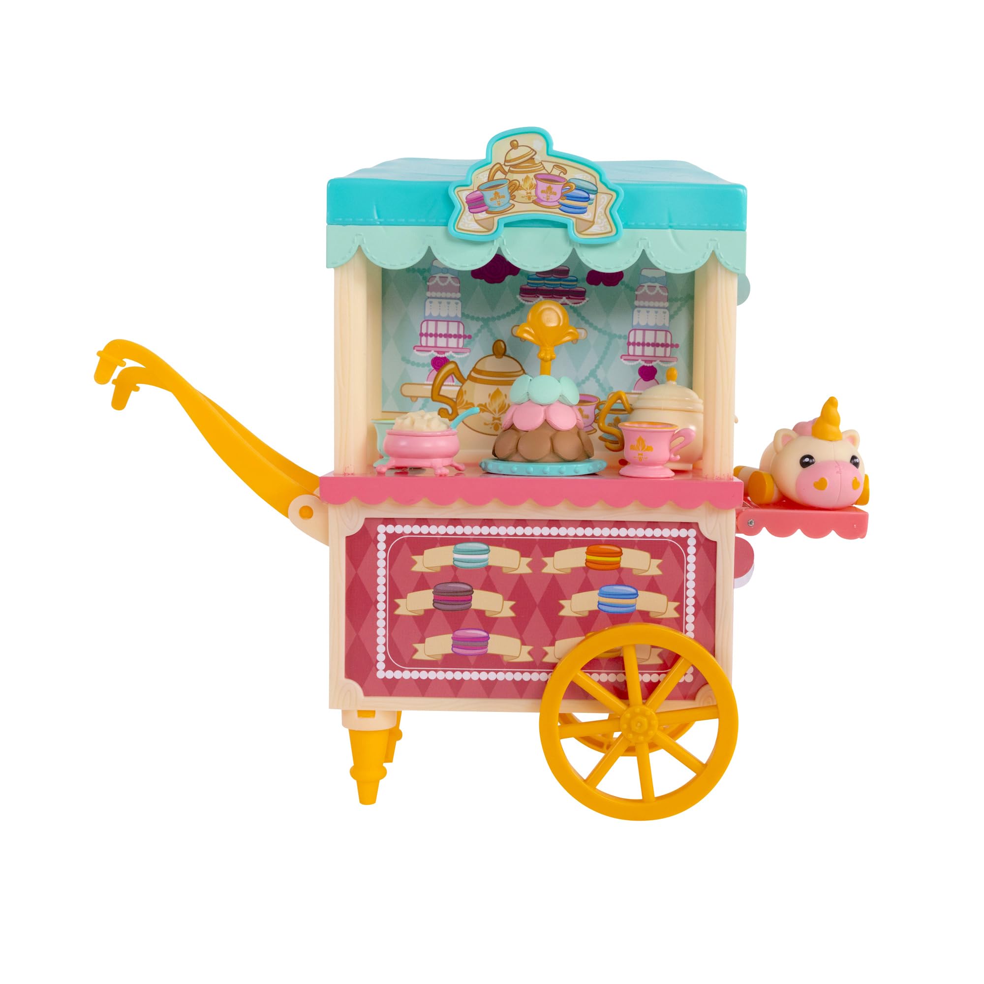 JAKKS Pacific Wild Manes Cherie harness connects cart for interactive storytelling during tea