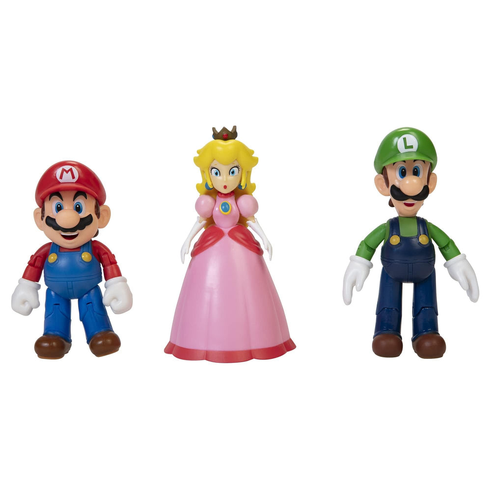 JAKKS Pacific World of Nintendo Mushroom Kingdom Diorama Set side view display option