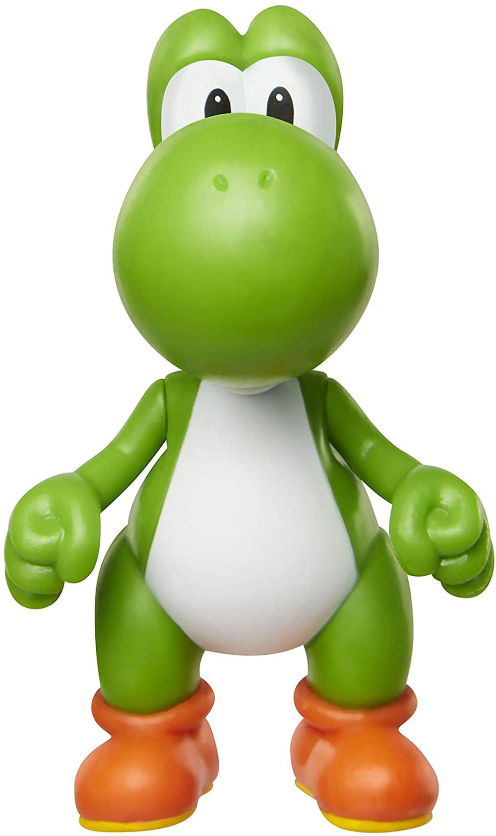 JAKKS Pacific World of Nintendo Yoshi mini figure with poseable joints for dynamic posing.