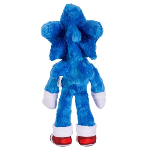JAKKS Sonic deluxe plush blue quills detail reflects movie design