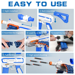 JakMean blaster offers two firing modes for precision or auto-fire.