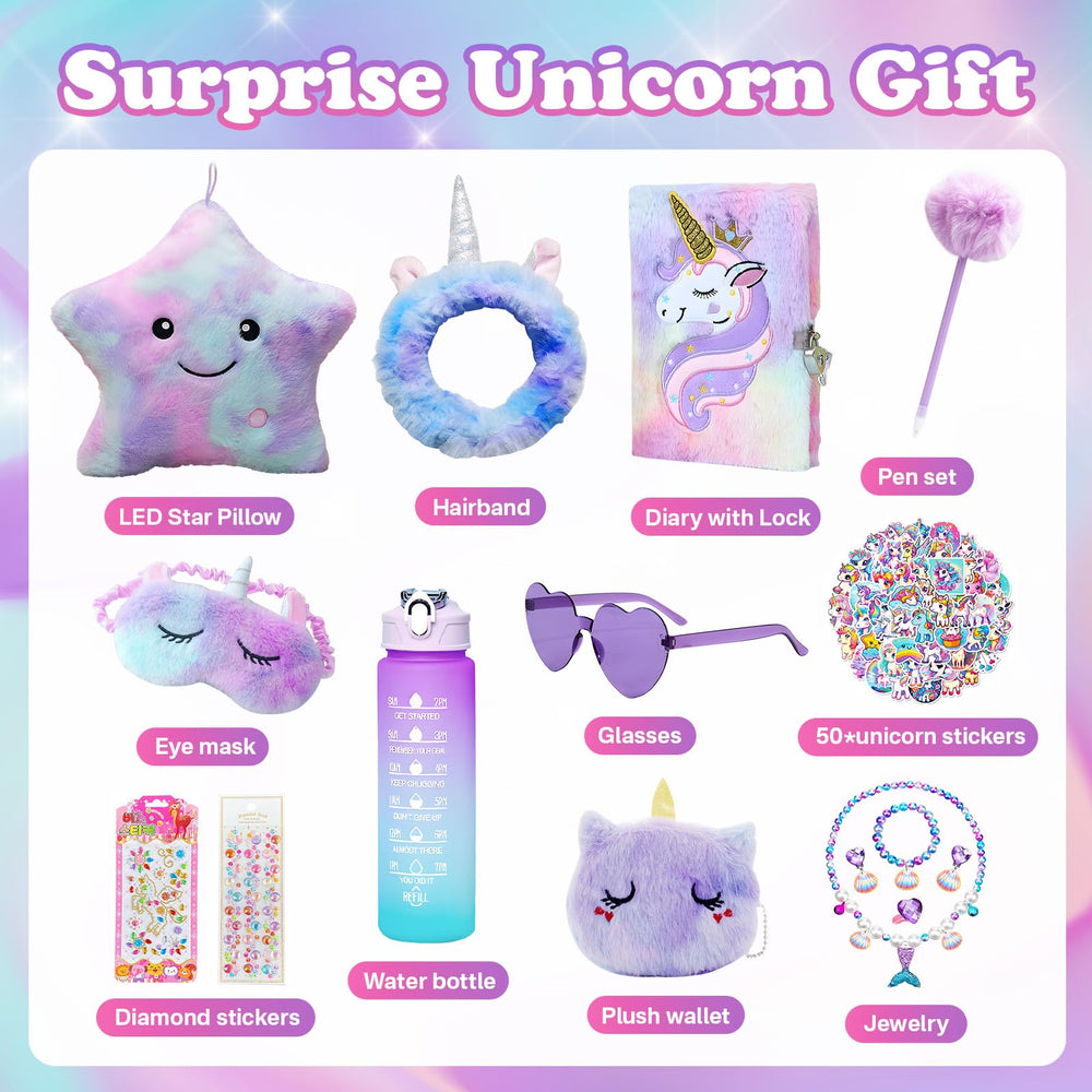 JALEBRO unicorn diary with lock to keep secrets safe.