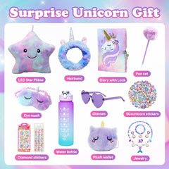 JALEBRO unicorn diary with lock to keep secrets safe.