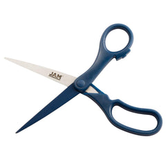 JAM Paper precision scissors showing precision-tip for accurate trimming