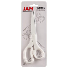 Close-up of JAM Paper 8-inch blade tip for clean, straight cuts