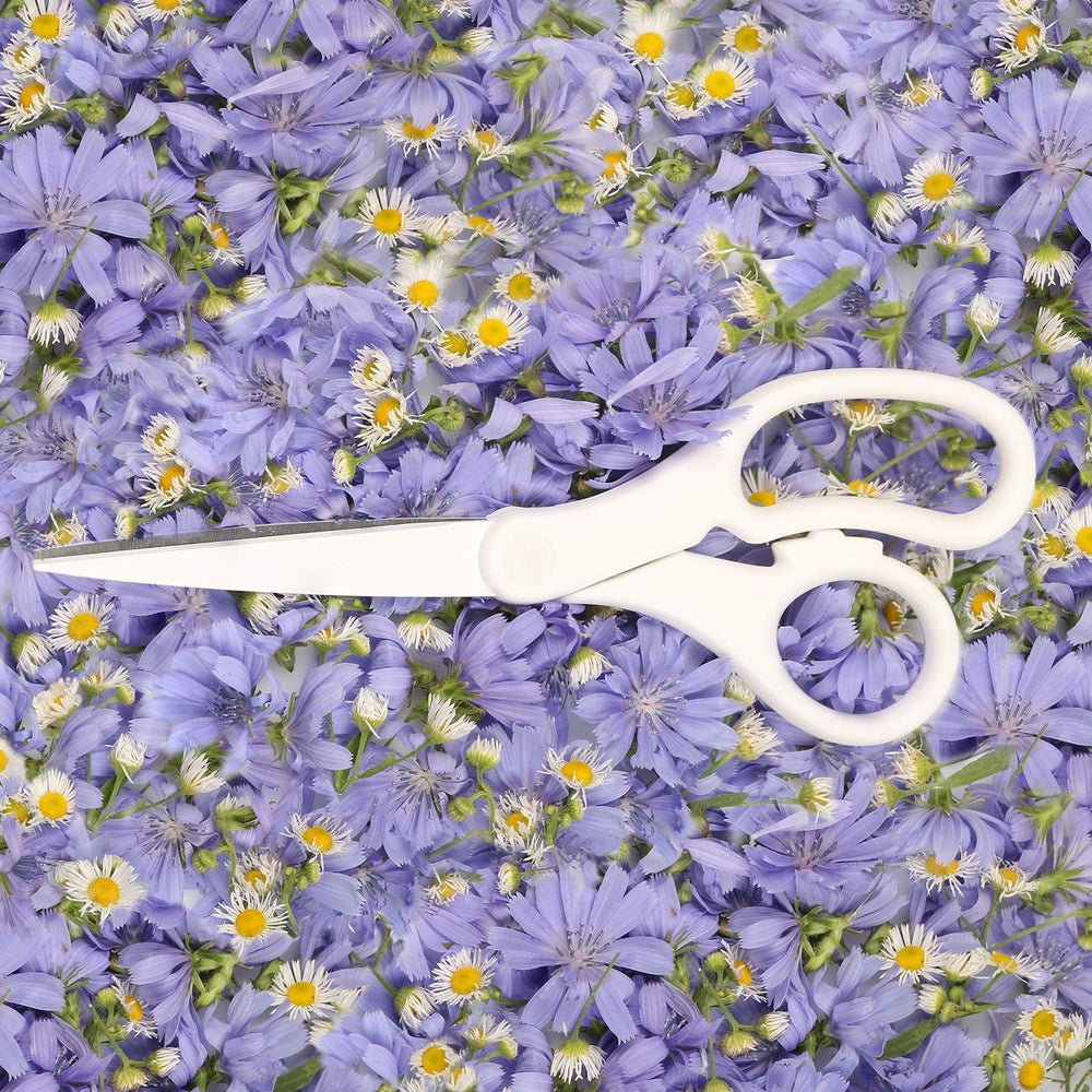JAM Paper 8-inch scissors used in a crafting project for precise cuts