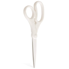 JAM Paper 8-inch scissors showing stainless steel blades for versatile cutting