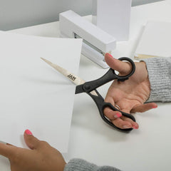JAM Paper precision scissors cut paper, cardstock, fabrics and more.