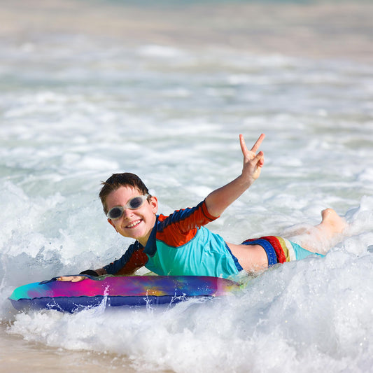 JAMBO boogie board for beach and pool, bright colors for visibility and fun