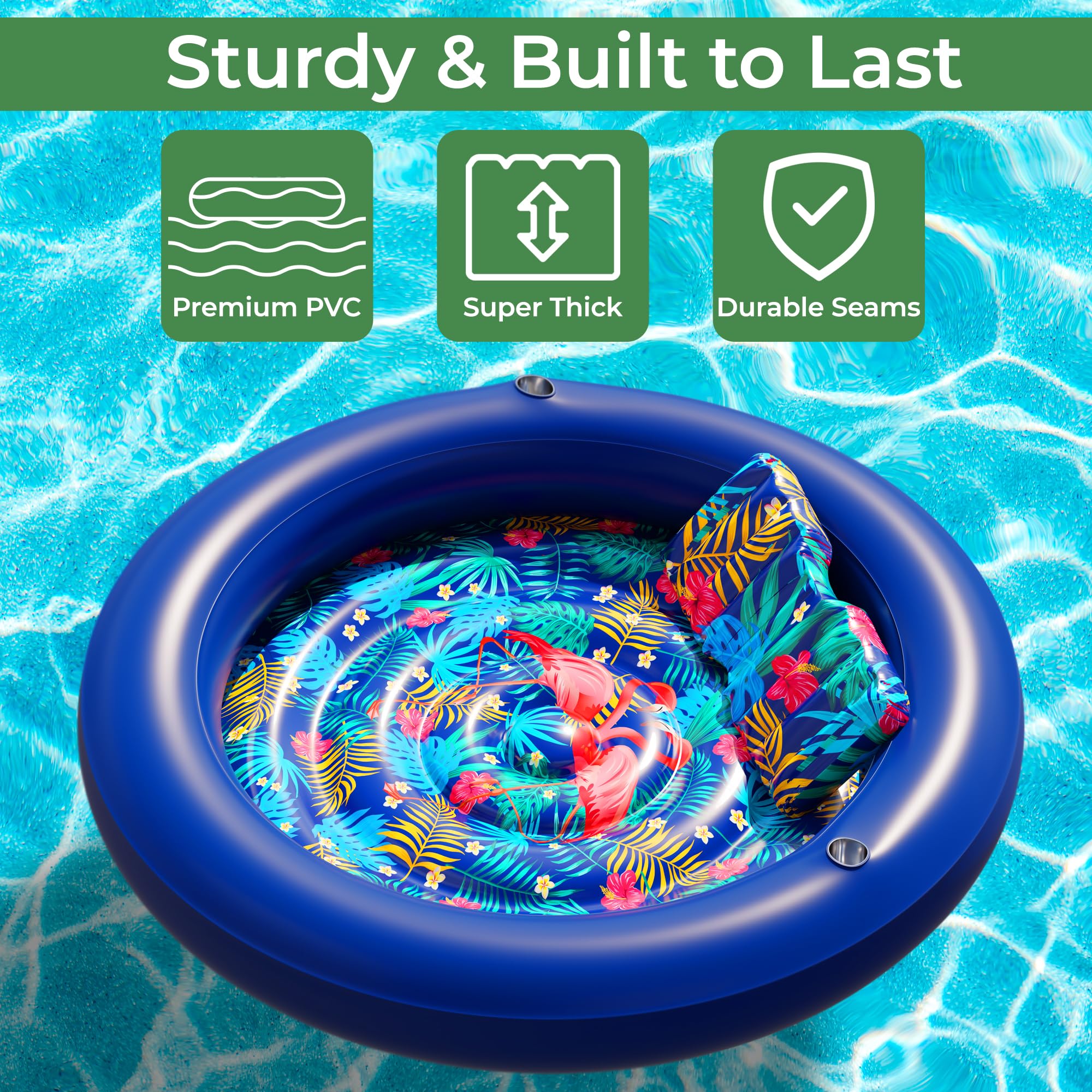 JAMBO water-fill cooling feature helps stay refreshed in sun.