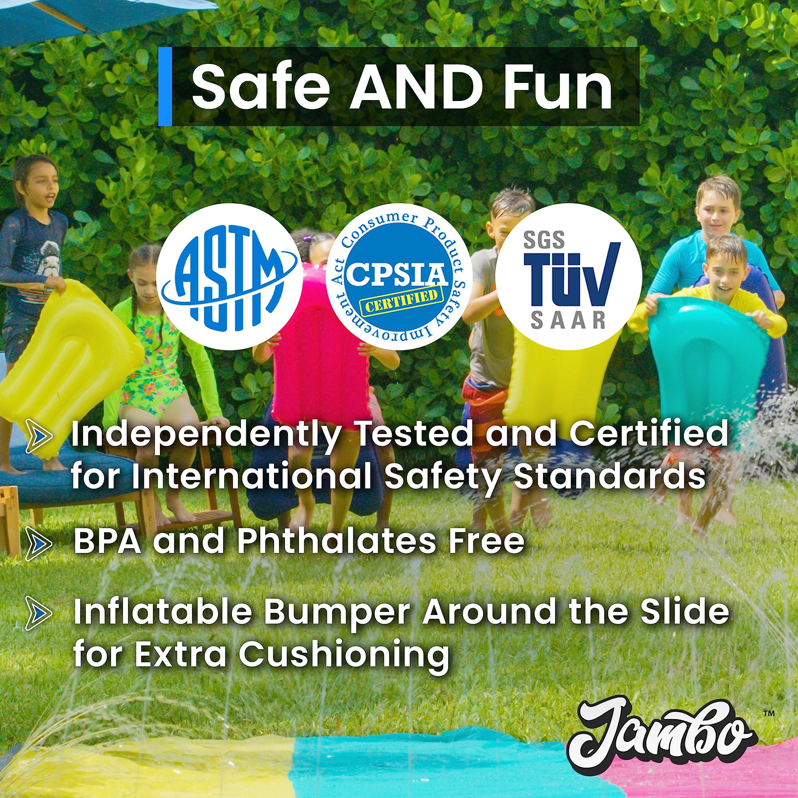JAMBO XL kids race-play area invites friendly competition and shared laughter