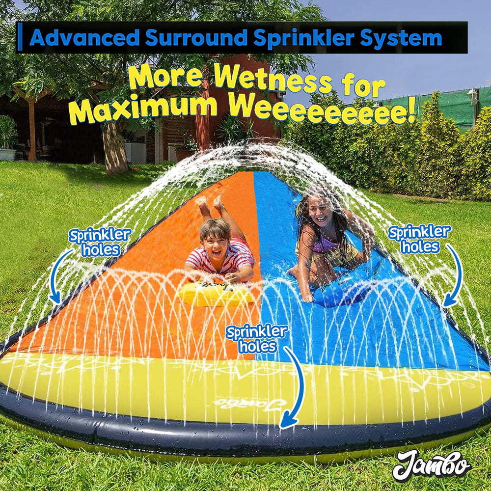 JAMBO XL Premium double-lane with dual sprinklers for even wetness