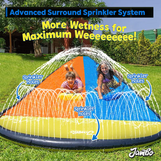 JAMBO XL Premium double-lane with dual sprinklers for even wetness