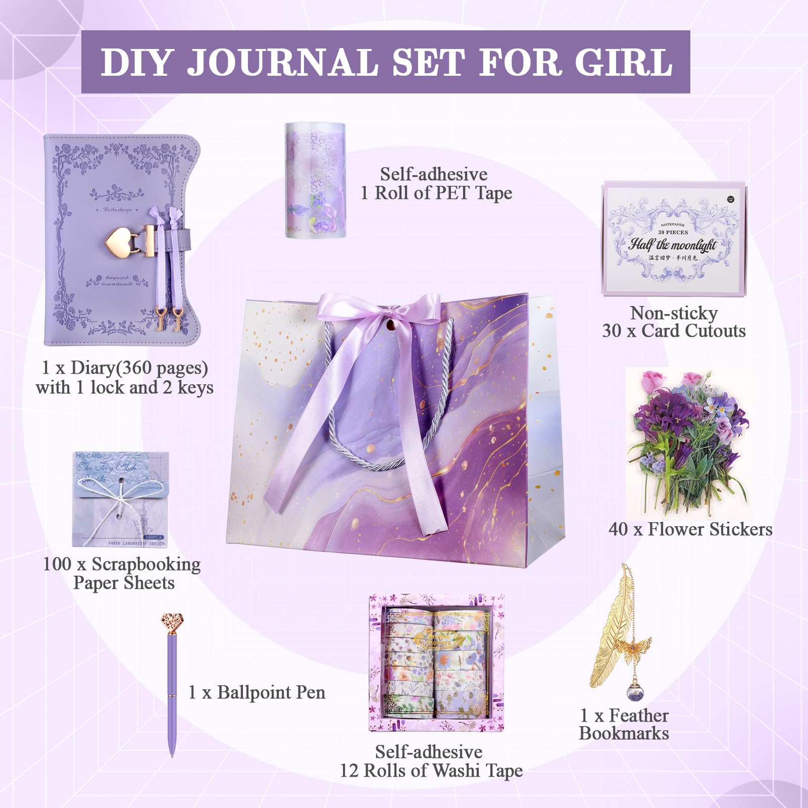 Janlaugh DIY Journal smooth ballpoint pen for effortless writing