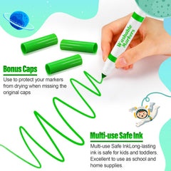 Jamlaugh washable ink markers for kids easy to wash off hands and clothes