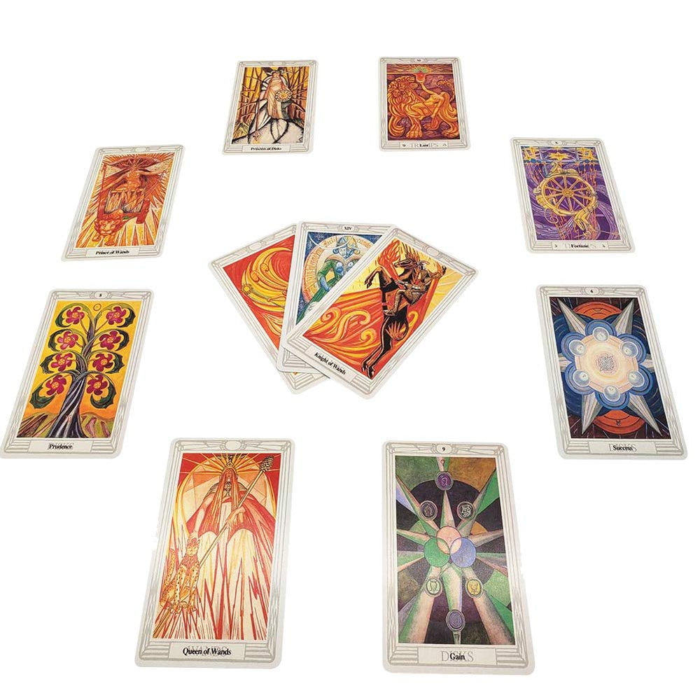 Jamron Thoth tarot deck pocket-size fits in bag for on-the-go sessions.