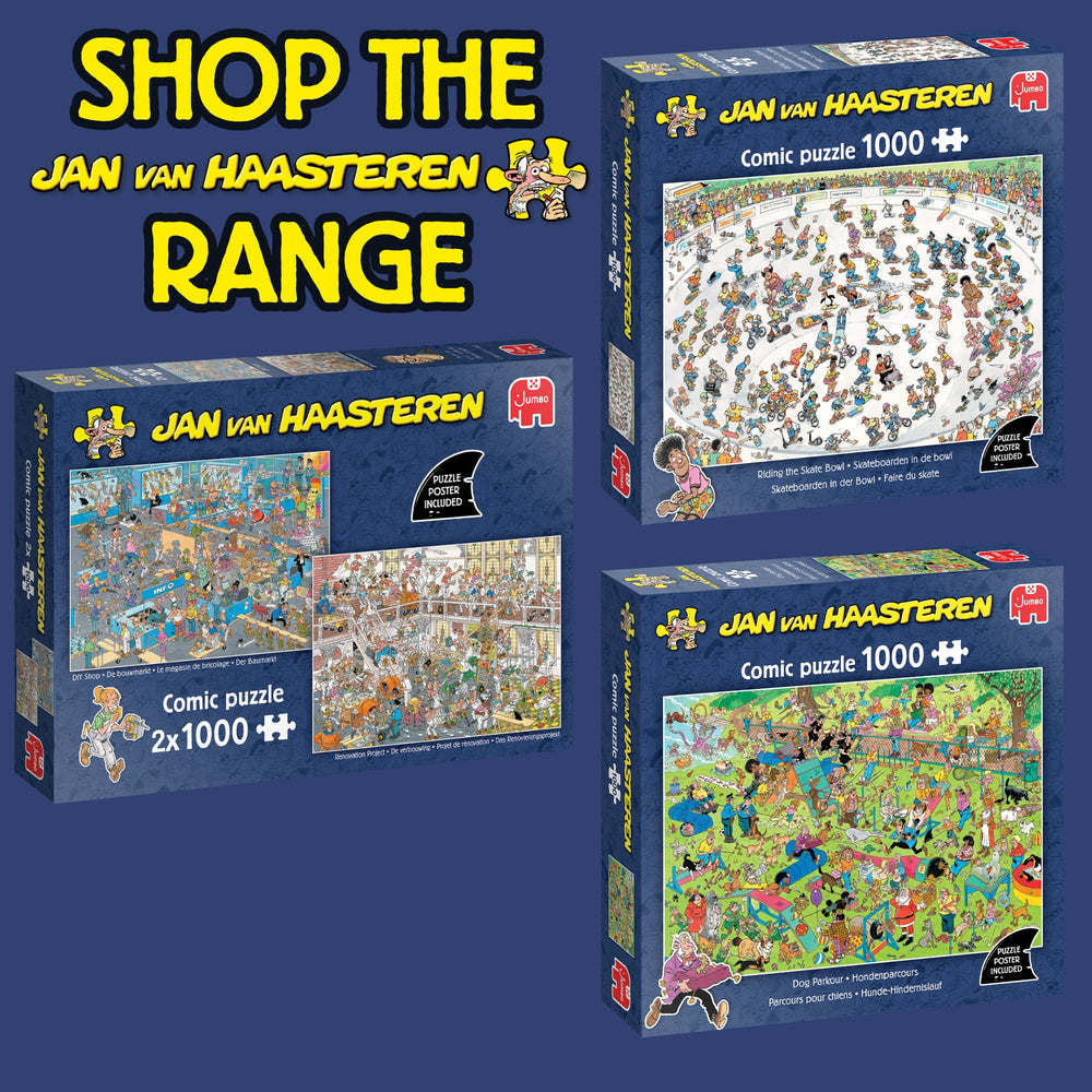 Jan van Haasteren Dog Parkour makes a great gift for puzzle lovers.