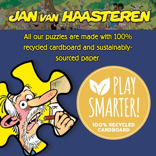 Jan van Haasteren Dog Parkour Santa figure adds quirky charm for collectors.