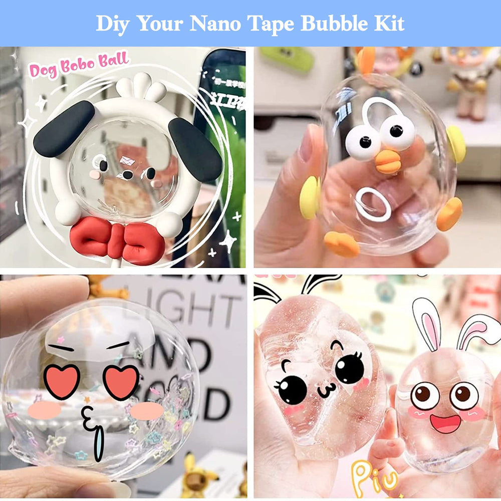 JANESVISSY Nano Tape Bubble Kit creative bubbles spark imagination and calm, safe materials