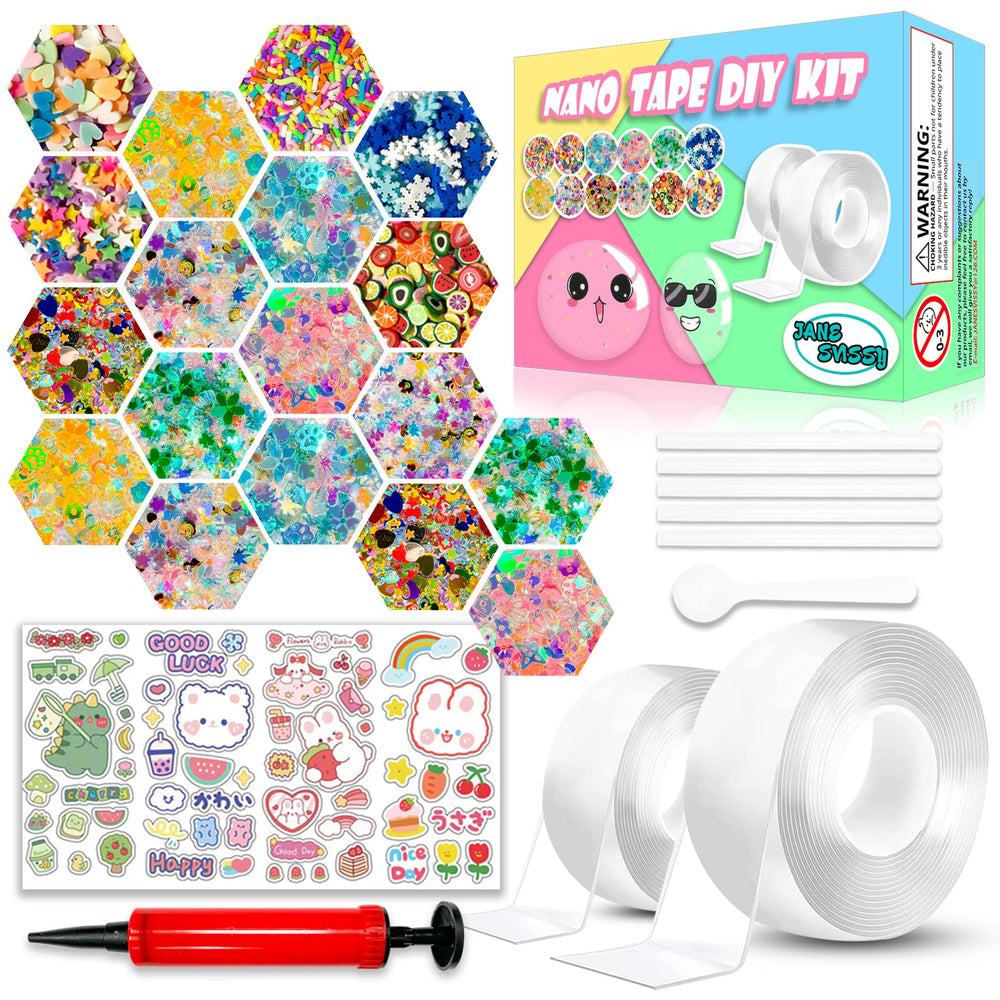 JANESVISSY Nano Tape Bubble Kit kid-friendly activity for classrooms and parties