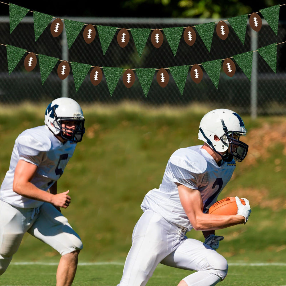 Janinka football banner tailgate setup enhances stadium vibe outdoors