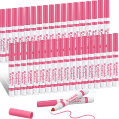Janjaugh 36 pink washable markers bulk pack for kids, vibrant color and easy cleanup.