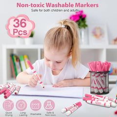 Janjaugh markers suit coloring large areas with bold smooth strokes.