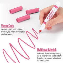 Janjaugh washable ink is odorless and easy to rinse from skin.