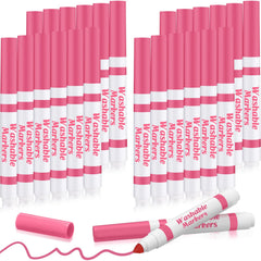 Janlaugh 24-pc washable markers bulk pack, a classroom staple for arts and crafts.