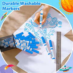 Janlaugh 24-piece marker bulk set for sharing in classrooms.