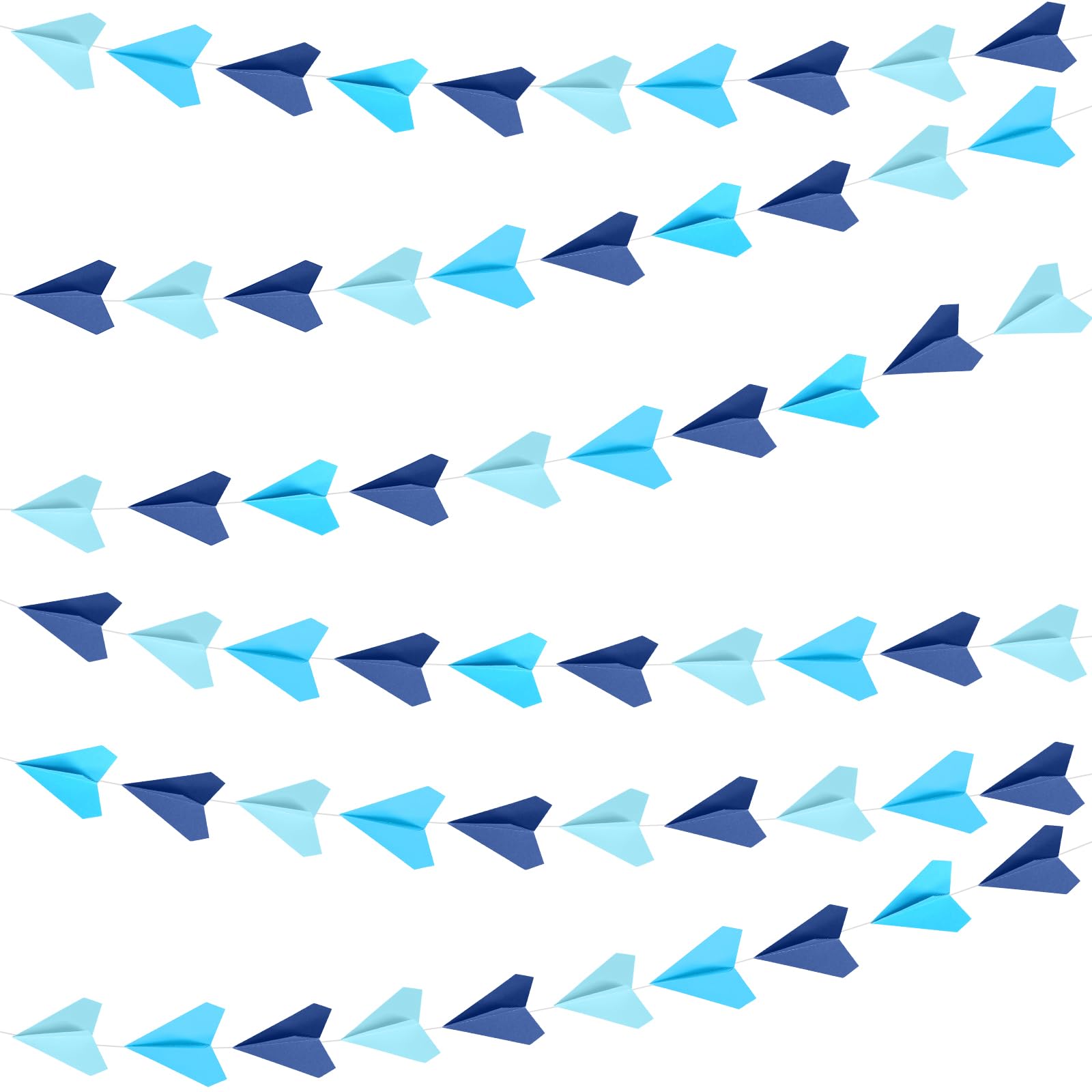 Janlaugh airplane banner with six colorful planes brightens doors and walls.