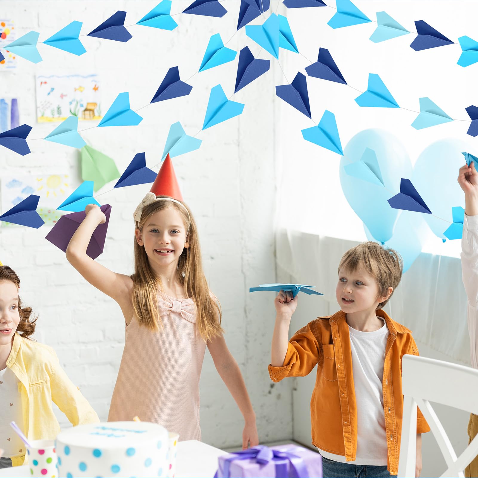 Janlaugh durable colored paper planes stay vivid under party lights.