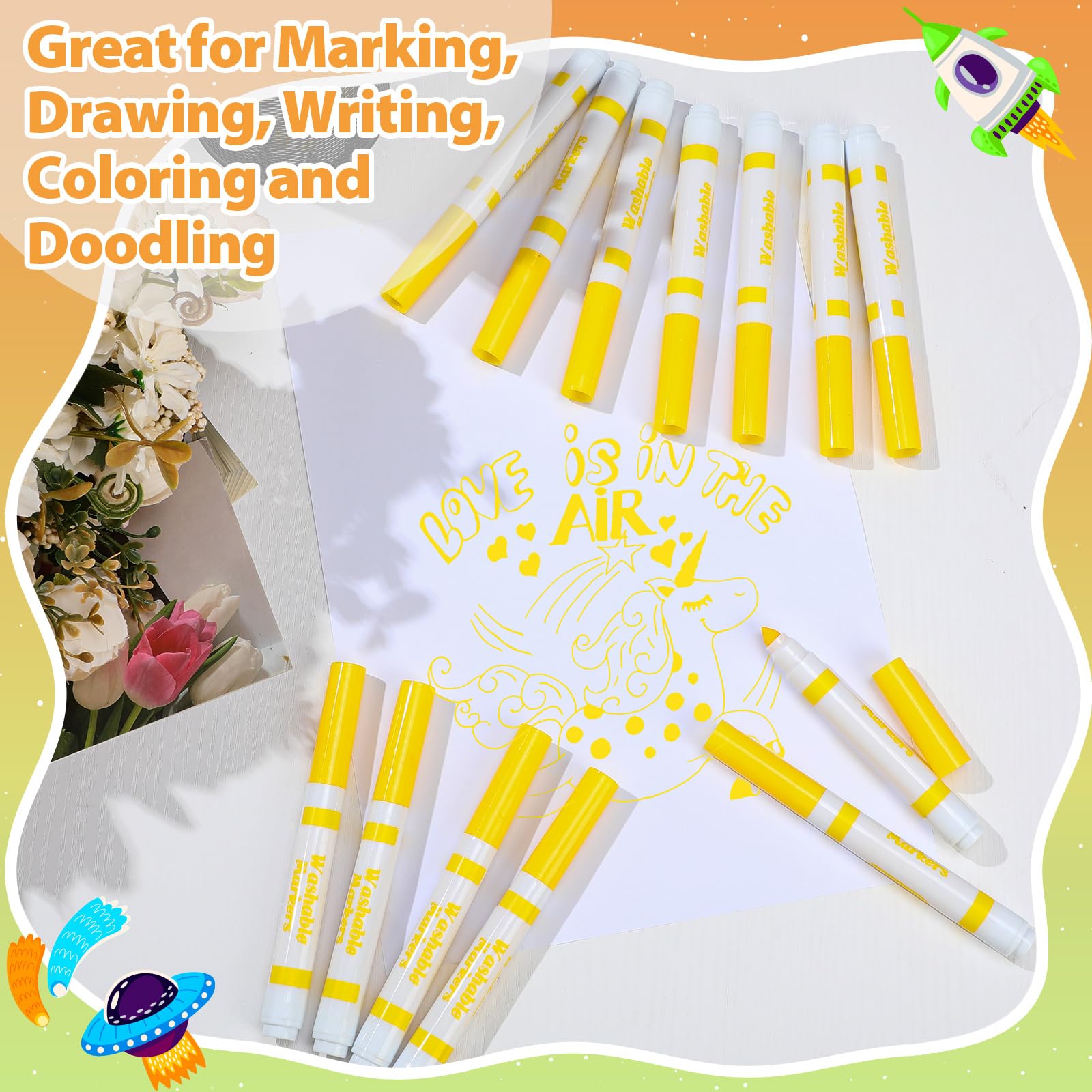 Janlaugh back-to-school gift pack of 24 markers