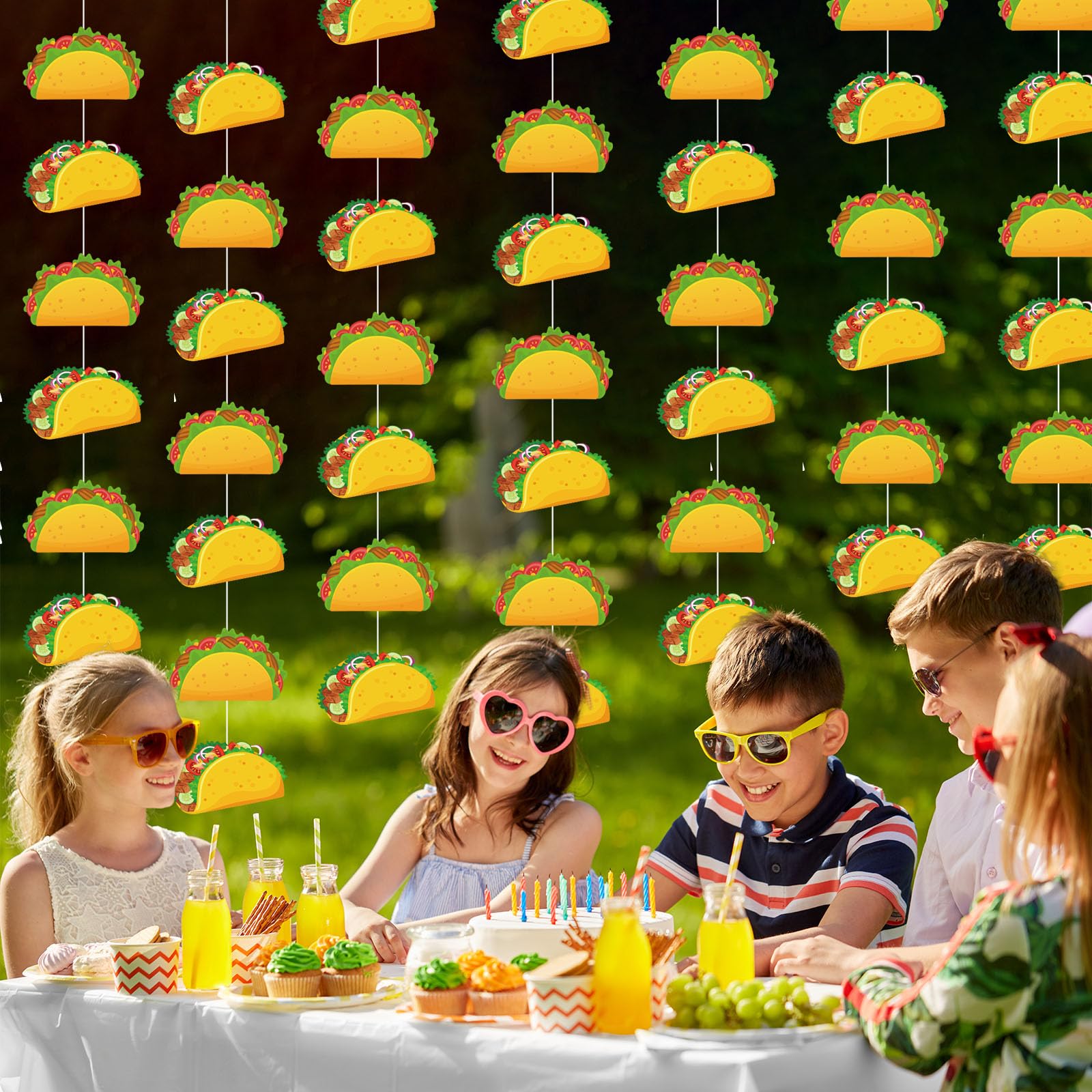 Janlaugh fiesta banner decor display for festive atmosphere