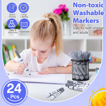 Janlaugh markers for kids art projects and coloring