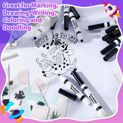 Janlaugh non-toxic, acid-free markers, odorless for safe crafting.