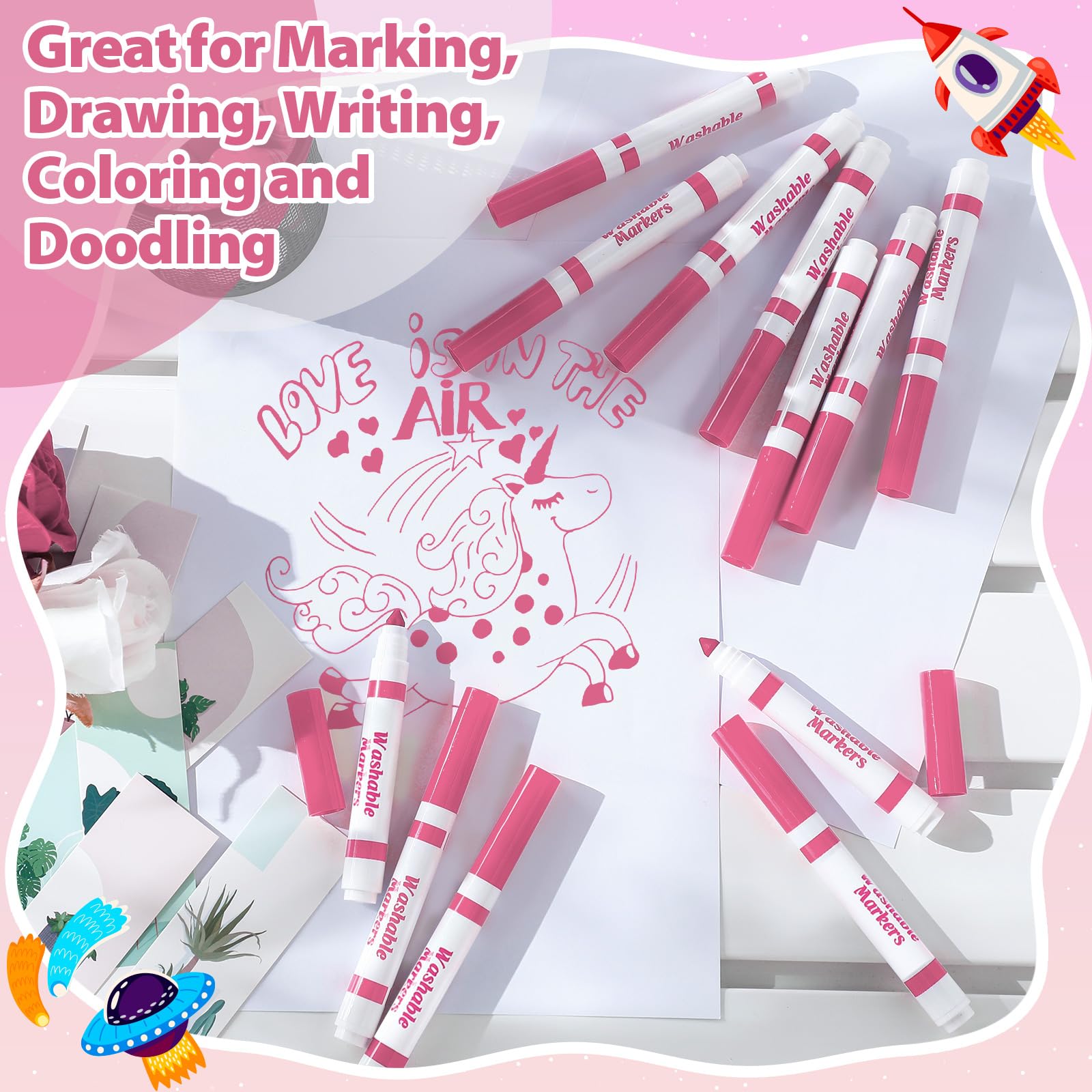 Janlaugh non-toxic, odorless ink for safe everyday use.