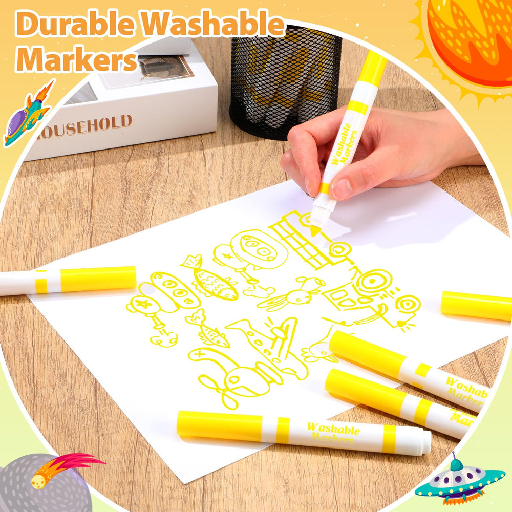 Janlaugh odorless non-toxic markers safe for kids six and up
