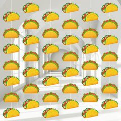 Janlaugh taco banner garland 110cm ready to hang for quick fiesta setup