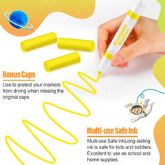 Janlaugh washable ink that cleans easily from skin and fabrics