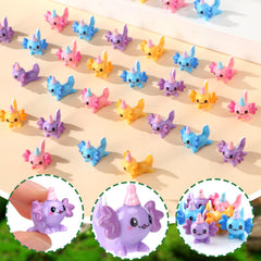 Janmercy purple birthday axolotl figure for colorful accents.