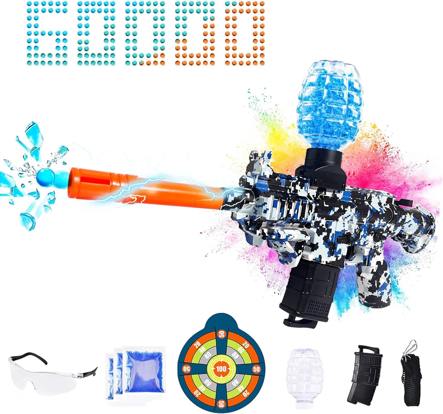 JANNIRESS Electric Blaster setup enables intense outdoor battles.