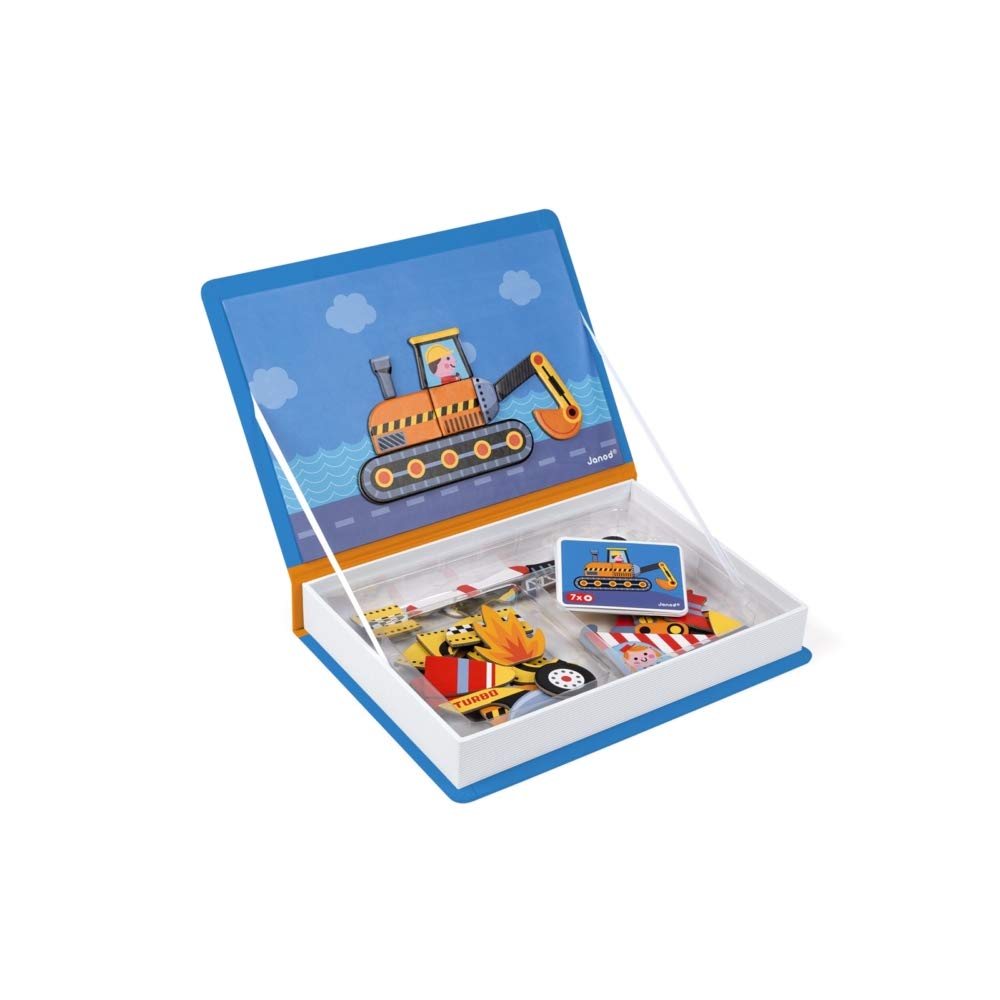 Janod MagnetiBook bright colors inviting quick engagement