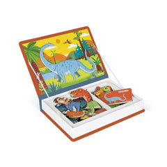 Janod Magnetibook book-format storage case keeps pieces organized