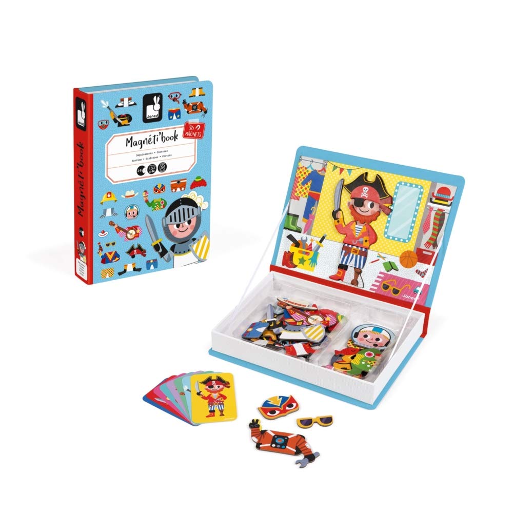 Janod MagnetiBook outfits magnets for imaginative play and storytelling.