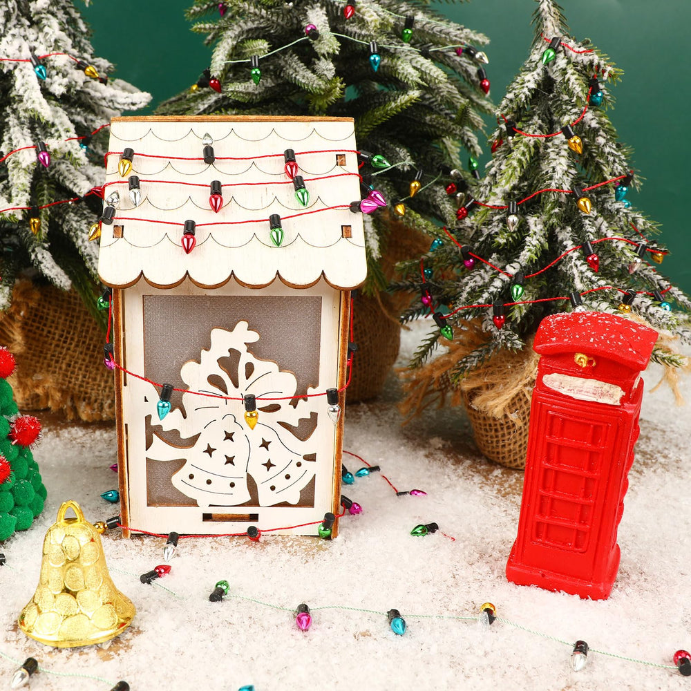 Jansun dollhouse lights red-green duo brightens seasonal scenes