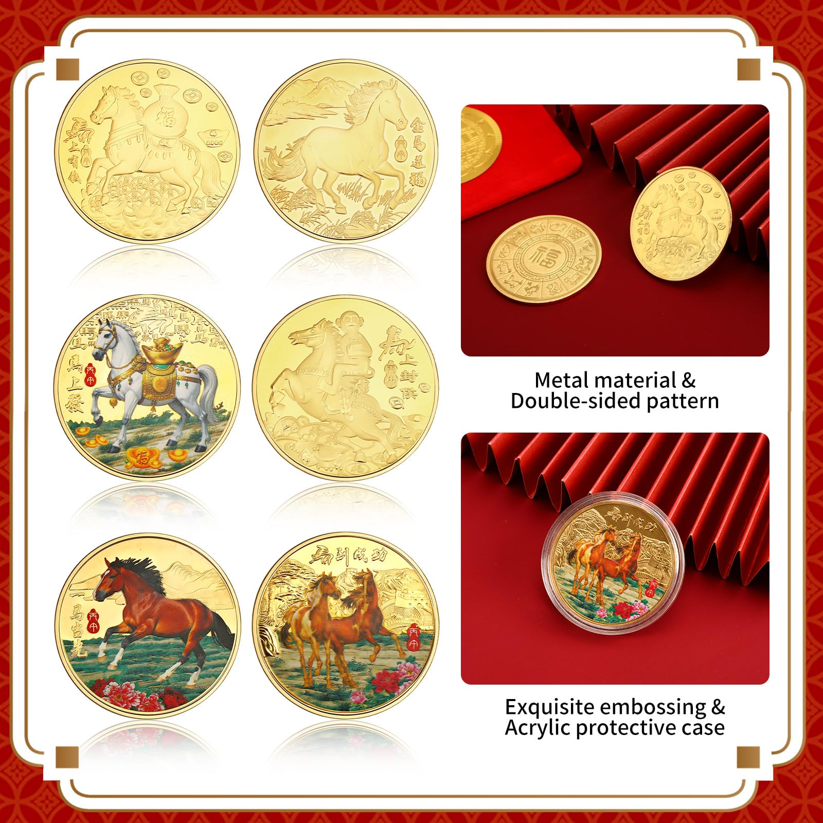 JANYUN premium metal alloy coins with durable gold finish